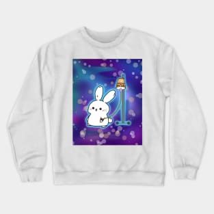 Boba Bunny in Space! Crewneck Sweatshirt